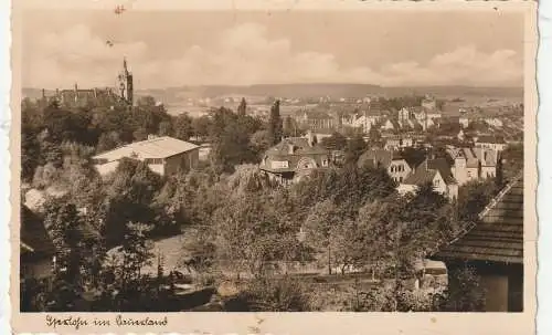 [Ansichtskarte] 5860 ISERLOHN, Gesamtansicht 1940, Feldpost. 