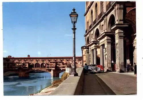 [Ansichtskarte] AUTOMOBIL - BENTLEY S1 / FIAT 500, Firenze. 