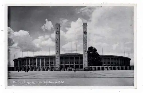 [Ansichtskarte] 1000 BERLIN - CHARLOTTENBURG, Reichssportfeld / Olympiastadion. 