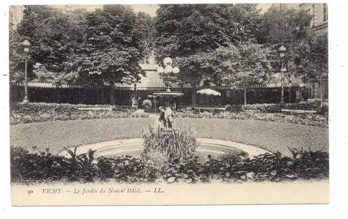 F 03200 VICHY, Le jardin du Nouvel Hotel, Louis Levy, ca. 1905