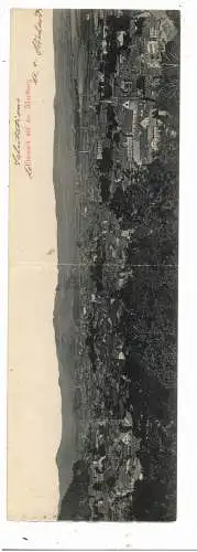 [Ansichtskarte] 0-5900 EISENACH, 4 - teilige Panoramakarte, mittig getrennt, 1902 nach Marseille. 