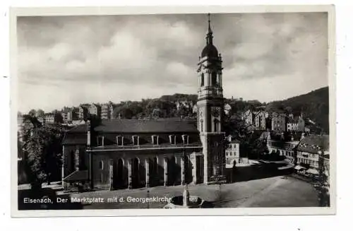 [Ansichtskarte] 0-5900 EISENACH, Marktplatz mit Georgenkirche. 