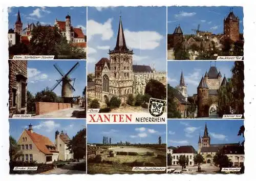 [Ansichtskarte] 4232 XANTEN, 8 Ansichten. 