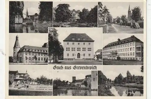 4048 GREVENBROICH, 9 Ansichten, 1955