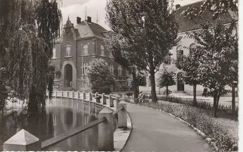 4787 GESEKE, Am Teich, Amtsgericht, Rathaus, 1956