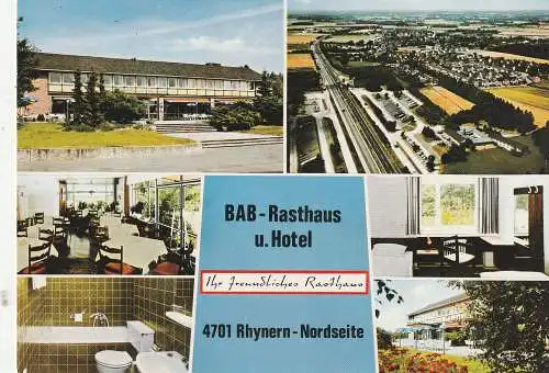 [Ansichtskarte] 4700 HAMM - RHYNERN Nord, BAB - Rasthaus und Hotel. 