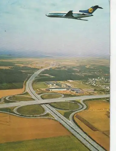 [Ansichtskarte] 5000 KÖLN - WAHN, Flughafen / Airport KÖLN - BONN, Luftaufnahme. 