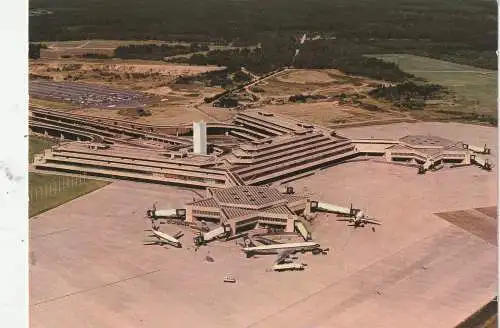 [Ansichtskarte] 5000 KÖLN - WAHN, Flughafen / Airport KÖLN - BONN, Luftaufnahme. 