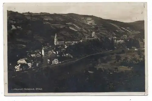 [Ansichtskarte] 5169 HEIMBACH, Blick über den Ort, 1942, Verlag Pütz. 