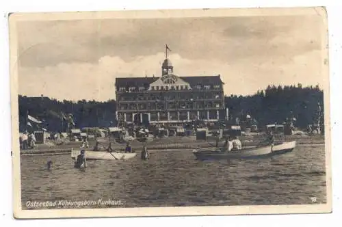 [Ansichtskarte] 0-2565 KÜHLUNGSBORN, Kurhaus, Strandleben, 1944. 