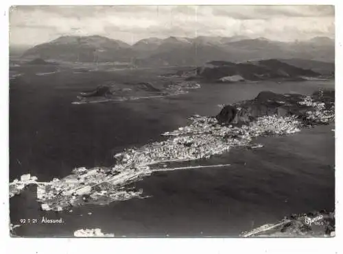N 6000 ALESUND, Luftfoto 1959