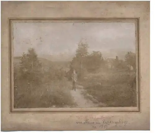 NIEDER - SCHLESIEN - OBER-GIERSDORF - HAIN / PODGORZYN, Photo 1895, 17,3 x 11,7 cm