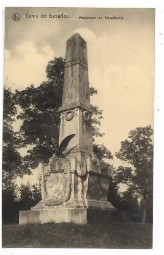 B 3580 BERINGEN - BEVERLOO, Camp Beverloo, Monument de Tacambaro