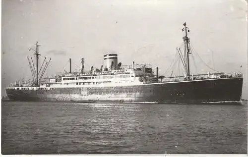 [Ansichtskarte] OZEANSCHIFFE - "CORDILLERA", HAPAG Dampfer im Südamerikadienst, Photo in AK - Größe. 