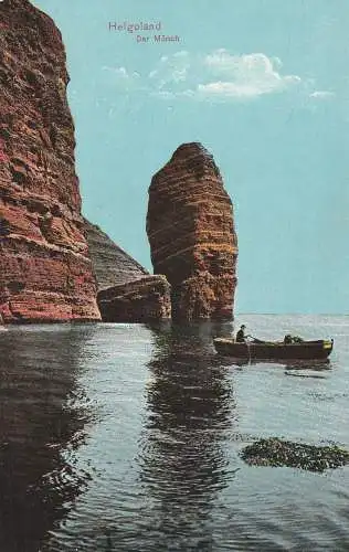 [Ansichtskarte] 2192 HELGOLAND,  Der Mönch, Fischer, Verlag Rosenthal - Bremen, 1912. 