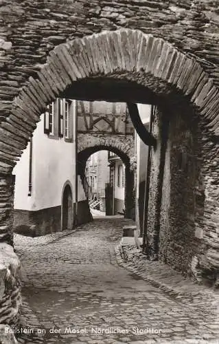 [Ansichtskarte] 5590 COCHEM - BEILSTEIN, Nördliches Stadttor, 1960. 