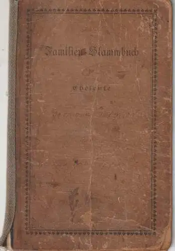 [Ansichtskarte] 4100 DUISBURG - MEIDERICH, Familien - Stammbuch 1893 - 1948. 