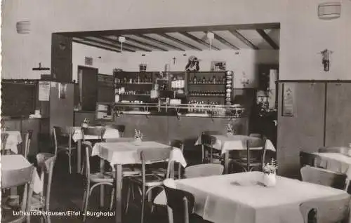 [Ansichtskarte] 5169 HEIMBACH - HAUSEN, Burghotel Hausen, Innenansicht. 