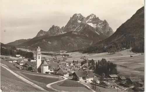 [Ansichtskarte] I 39030 SEXTEN, Dorfansicht 1958. 