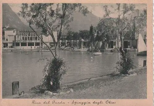[Ansichtskarte] I 38066 RIVA DEL GARDA, Spiaggia degli Olivi. 
