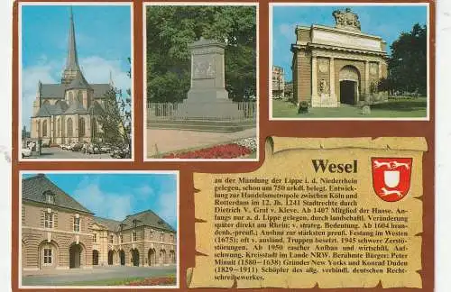 [Ansichtskarte] 4230 WESEL, Chronik - AK. 