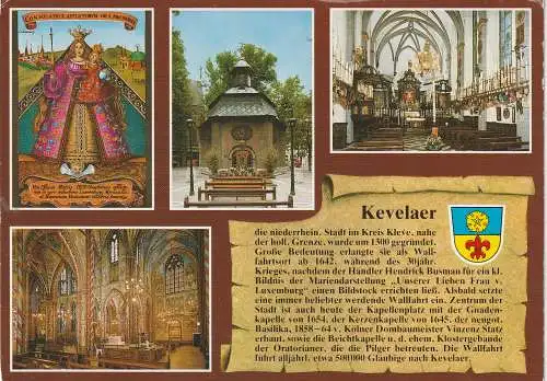 [Ansichtskarte] 4178 KEVELAER, Chronik - AK. 