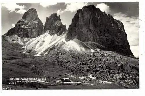 i 39048 SELVA - WOLKENSTEIN, Sellajochhaus / Rifugio Passo Sella, 195..  (2013 abgerissen)