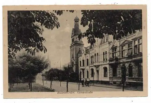 [Ansichtskarte] 5350 EUSKIRCHEN, Cölnerstrasse mit Katholischer Kirche, Verlag Melder. 