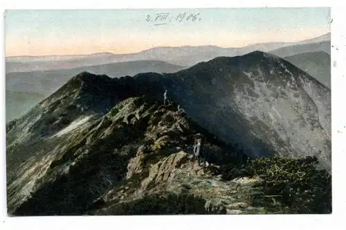BÖHMEN & MÄHREN -SPINDLERMÜHLE / SPINDLERUV MLYN, Der Ziegenrücken, 1906, coloriert, Wanderer Verlag