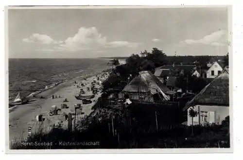 [Ansichtskarte] POMMERN - SEEBAD HORST, Küstenlandschaft, Verlag Pietzker. 