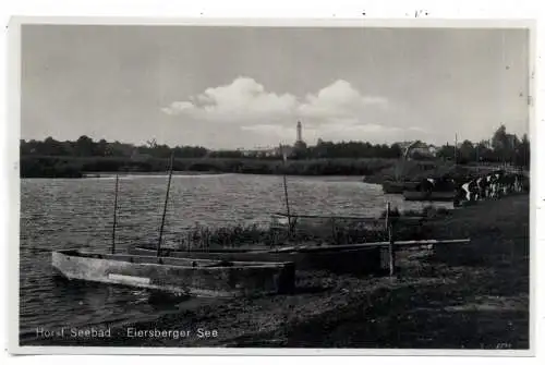 [Ansichtskarte] POMMERN - SEEBAD HORST, Eiersberger See., Verlag Pietzker. 