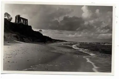 [Ansichtskarte] POMMERN - SEEBAD HORST, Kirchen Ruine Hoff, Verlag Prietzker. 
