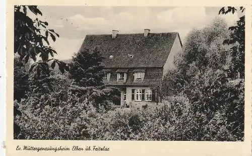 [Ansichtskarte] 3501 NAUMBURG - ELBEN, Ev. Müttergenesungsheim, 1957. 