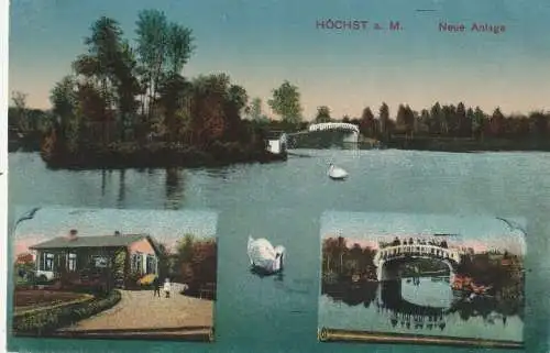 6000 FRANKFURT - HÖCHST, Neue Anlagen, 1919