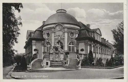 [Ansichtskarte] 8710 KITZINGEN, Luitpold Bad, 1937. 