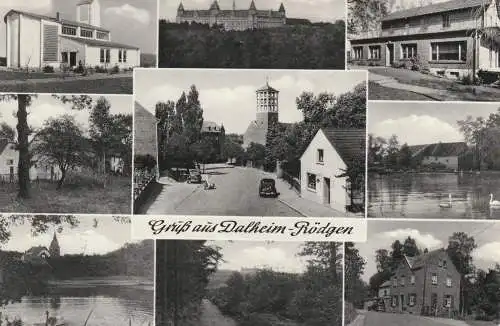 5144 WEGBERG - DALHEIM - RÖDGEN, 9 Ansichten, 60er Jahre