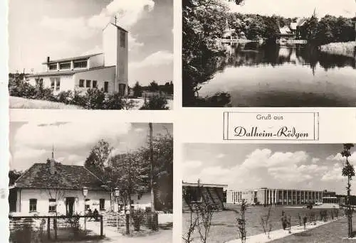 5144 WEGBERG - DALHEIM - RÖDGEN, 4 Ansichten, 60er Jahre