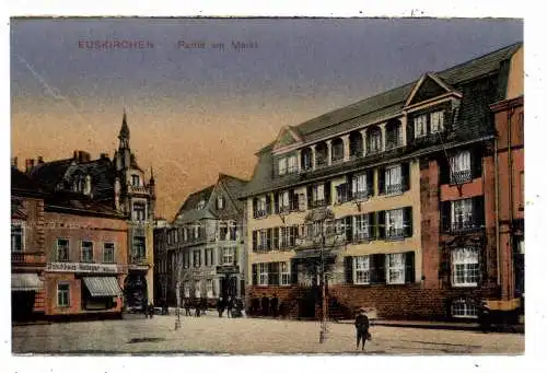 [Ansichtskarte] 5350 EUSKIRCHEN, Markt, Schuhhaus / Hutlager Bollig. 
