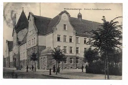 [Ansichtskarte] 2940 WILHELMSHAVEN, Kaiserl. Intendanturgebäude, 1907. 