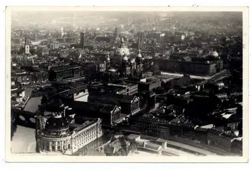 1000 BERLIN, Luftaufnahme Berlin - Mitte, Feldpost Reichsluffahrtministerium, November 1939
