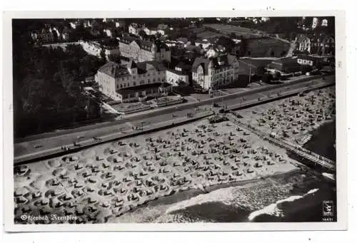 [Ansichtskarte] 0-2565 KÜHLUNGSBORN - ARENDSEE, Flieger-Foto aus 60 Meter Höhe, 30er Jahre. 