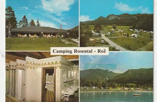 A 9173 GOTSCHUCHEN, Camping Rosental, Klapp-Karte