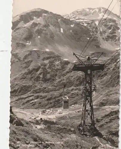 [Ansichtskarte] A 6580 ST. ANTON - ST. CHRISTOPH am Arlberg, Galzigbahn. 