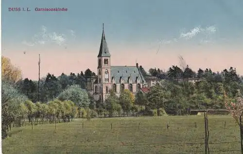 F 57260 DUSS / DIEUZE, Garnisonskirche, Verlag Manias