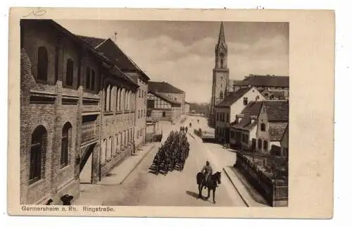6728 GERMERSHEIM, Ringstrasse, Militäreinheit, Verlag Grabler