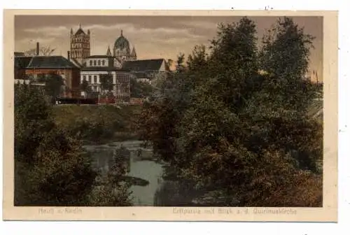 4040 NEUSS, Erftpartie, St. Quirinuskirche, 1928