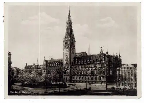 [Ansichtskarte] 2000 HAMBURG, Rathaus. 