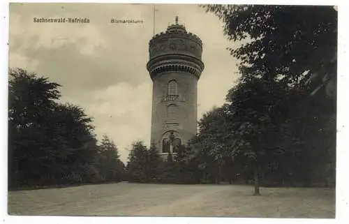2055 AUMÜHLE - HOFRIEDE, Bismarckturm, 1919, Verlag Carstens