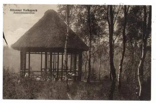 [Ansichtskarte] 2000 HAMBURG - ALTONA, Volkspark, Aussichtspavillon, 1932, Verlag Hirsch. 