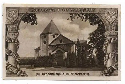 2055 AUMÜHLE - FRIEDRICHSRUH, Bismarcks Gedächtnishalle